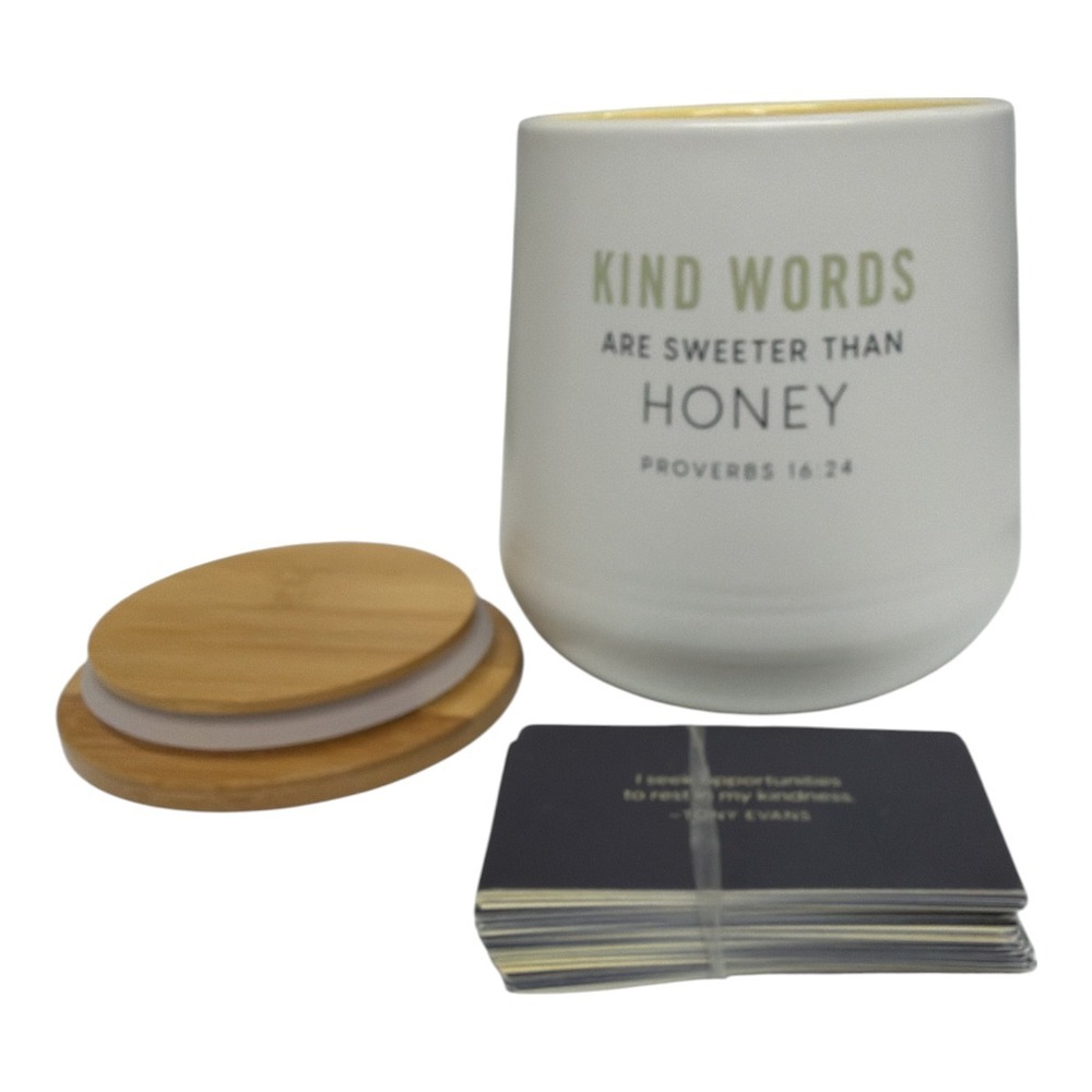 DaySpring Christian Honey Promise Jar Proverbs 16:24 Inspirational Cards NIB - Picture 3 of 5